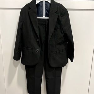Toddler boy black suit (jacket and pants)